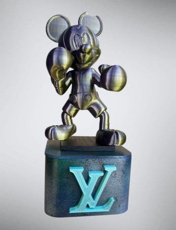 Artiluxx - LV Color-Spectrum Mickey Mouse boxing king, Antiek en Kunst