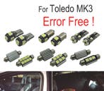 Kit 10 Ampoules Intérieur Led Pour Seat Toledo 3 Mk3 5P 5P2, Verzenden, Nieuw