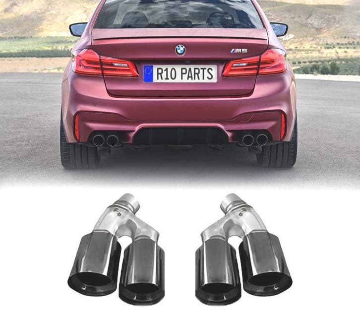 EMBOUTS D´ÉCHAPPEMENT BMW G30 G31 20-23 LOOK M5 NOIR, Autos : Pièces & Accessoires, Systèmes d'échappement, Envoi