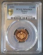 2 Cents Monaco Km 168 2 Cent 2001 Das Wappen der Grimaldi..., Postzegels en Munten, Verzenden, België