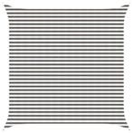 vidaXL Zonneschaduwzeil Lichtgrijs en wit 4 x 4 m HDPE, Verzenden, Nieuw