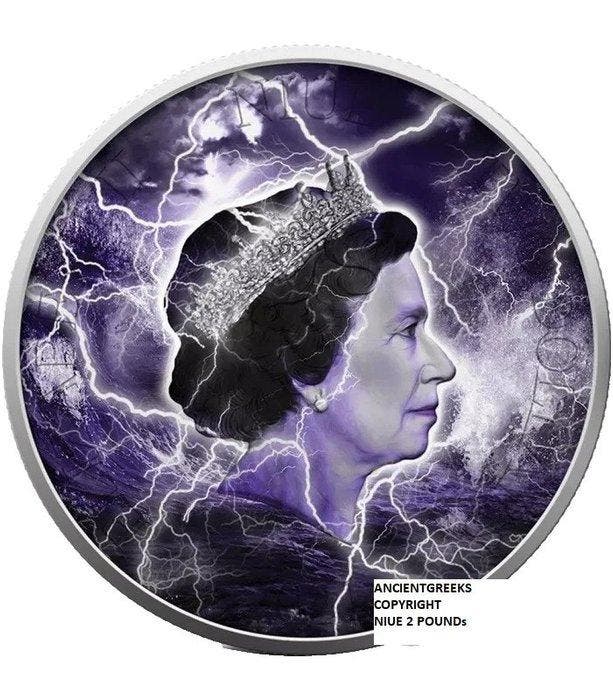 Niue. 2 Pounds 2021, Elizabeth II Series  Storm, The, Postzegels en Munten, Munten | Europa | Niet-Euromunten