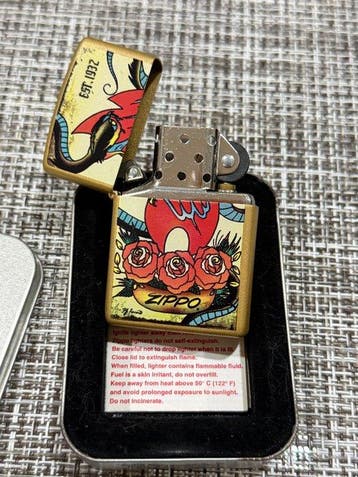 Zippo - Aansteker - Staal, Nieuw