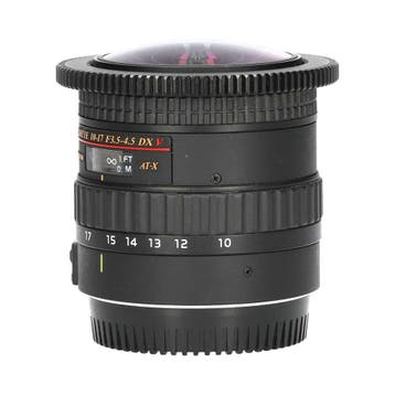 Tokina AT-X 10-17mm f/3.5-4.5 DX NH V Fisheye  met garantie, Ophalen of Verzenden