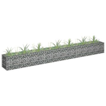 vidaXL Gabion plantenbak verhoogd 270x30x30 cm, Verzenden