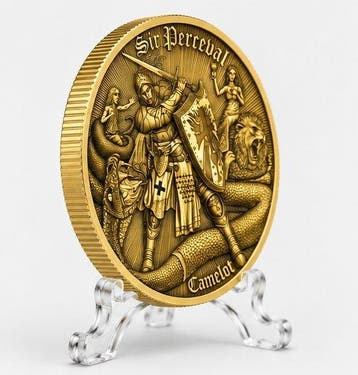 Niue. 2 Dollars 2026 – Sir Perceval – Camelot Edition – 1 oz