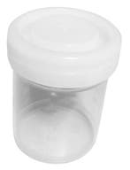 Set van 50 plastic potjes, 120 ml met schroefdoppen, Verzenden, Nieuw