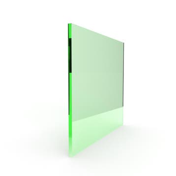 Enkel glas gekleurd 10 mm groen, Doe-het-zelf en Bouw, Glas en Ramen, Verzenden, Nieuw