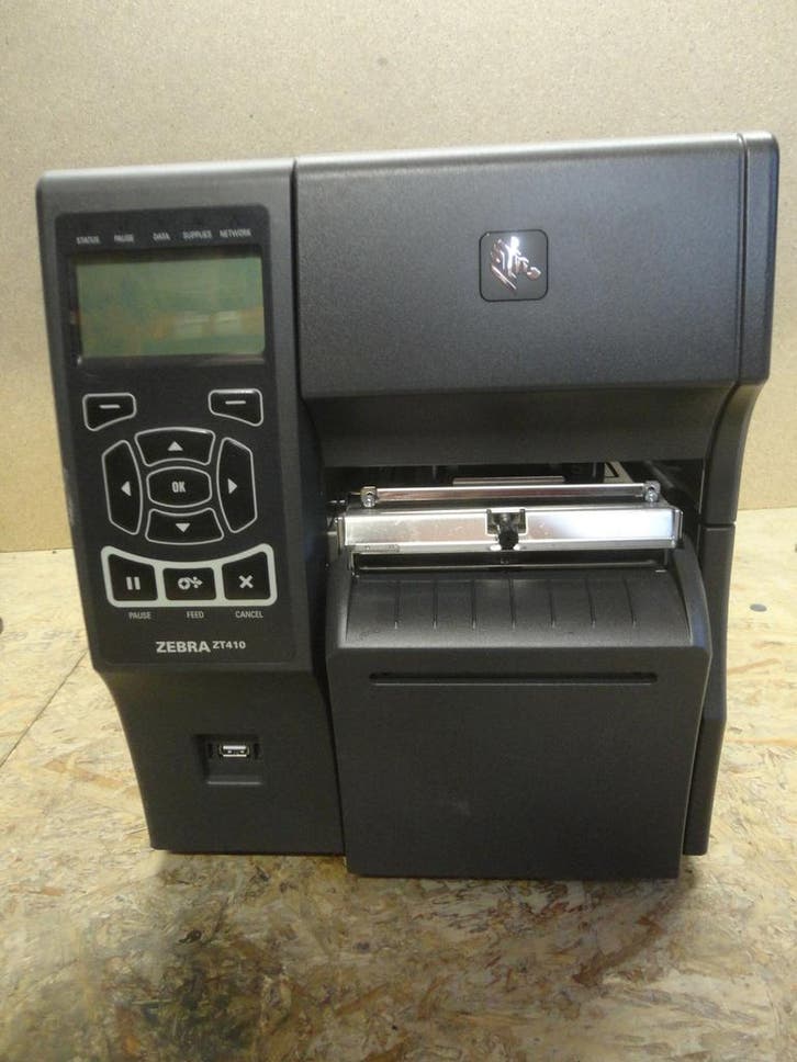 Zebra ZT410 Thermal Label Printer Cutter USB LAN BT 203Dpi, Informatique & Logiciels, Fournitures d'imprimante, Enlèvement ou Envoi