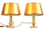 Herda - Tafellamp - Messing - Twee tafellampen, Antiek en Kunst