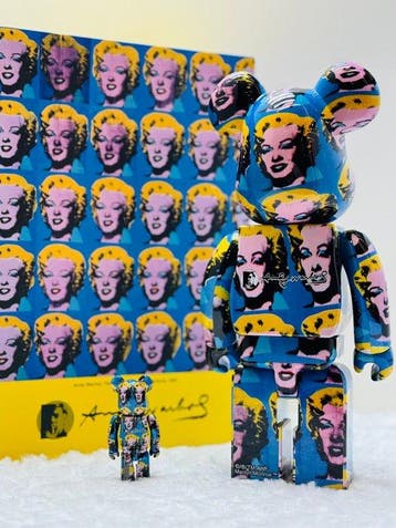 Medicom toy - BE@RBRICK 400% & 100% Andy Warhol Thirty-Five