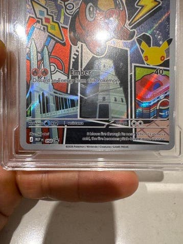 Pokémon - 1 Graded card - Tepig #050 Foil, Full art - GG 10, Nieuw