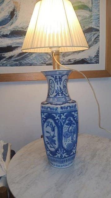 Bureaulamp - Porselein