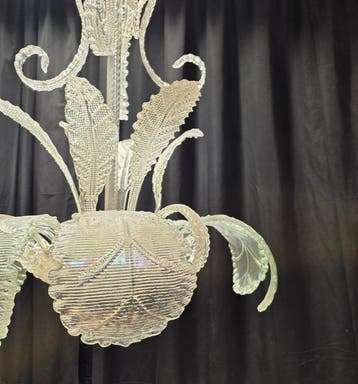 Lustre - Ricciolone - Verre de Murano - 6 lumières