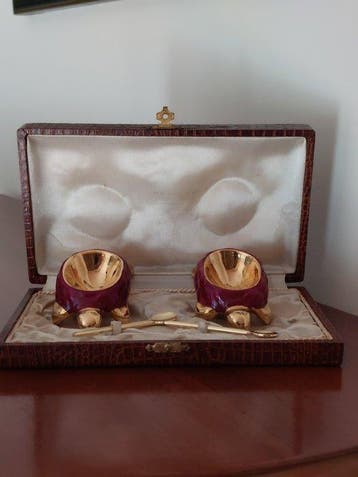 RG Montigny - Salière et poivrière (4) - Or 24 ct
