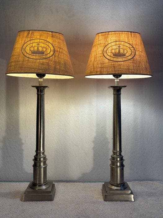 E.O.D. Holland - Tafellamp (2) - Metaal, Antiek en Kunst, Curiosa en Brocante