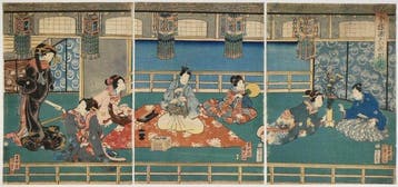 Utagawa Kunisada II /  (1823–1880) Imay Genji Tsuki