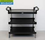 HCB Chariot de service en plastique 3 étages 102 cm Horeca, Verzenden