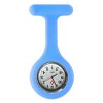 Fako - Verpleegstershorloge - Siliconen Uni - Lichtblauw, Verzenden