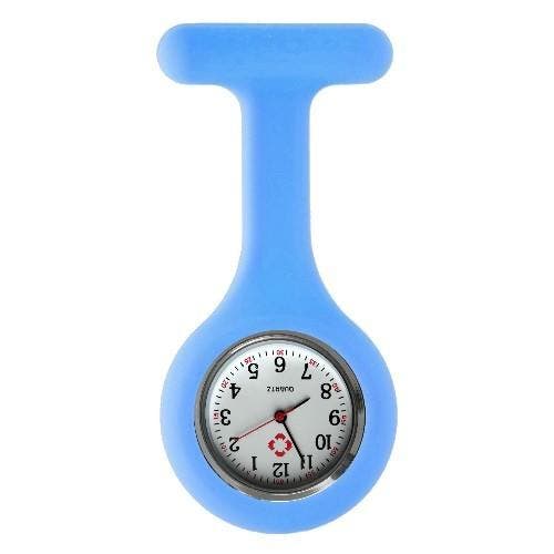 Fako - Verpleegstershorloge - Siliconen Uni - Lichtblauw, Bijoux, Sacs & Beauté, Montres | Femmes, Envoi