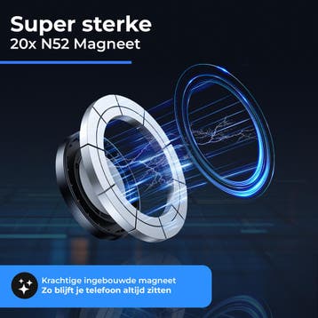 2dekans | Carme MagSafe Telefoonhouder - Zwart, Ophalen of Verzenden, Nieuw