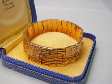 Zonder minimumprijs - Armband Tombak, Golddoublé -, Handtassen en Accessoires, Nieuw