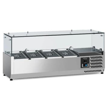 Opzetkoelvitrine | 4x 1/3 GN | +2°C/+8°C |, Verzenden, Nieuw in verpakking