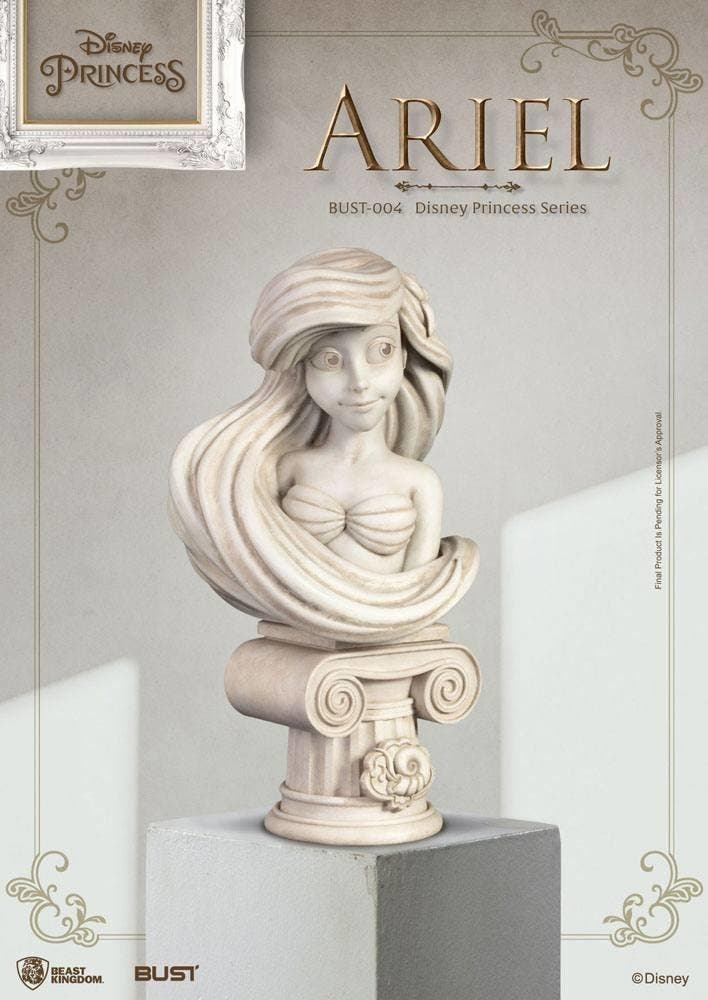 Disney Princess Series PVC Bust Ariel 15 cm, Collections, Disney, Enlèvement ou Envoi