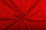 Velours rood stof - 10m rol - Polyester - Goedkoop!, Hobby en Vrije tijd, Verzenden, Nieuw