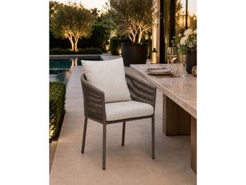 Veiling - Polei outdoor stoel set van 8 - bruin, Tuin en Terras, Nieuw