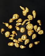 24K goudgeplateerde bullion nuggets - LEES DE BESCHRIJVING