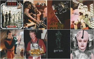 Star Wars - Big Lot of 8 Autographs!