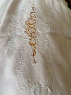 Drap de lit - 220 cm - 230 cm - Drap-housse et 2 taies, Antiquités & Art