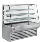 Gekoelde vitrinetoonbank gebogen ruit, Verzenden, Nieuw in verpakking, Koelen en Vriezen