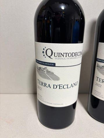 2023 Quintodecimo Terra dEclano - Campania - 2 Flessen, Nieuw