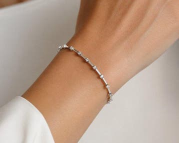 Armband - 18 karaat Witgoud - 0.72ct. tw. Diamant, Nieuw