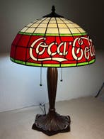 XXL Tiffany stijl tafellamp VINTAGE COLA GLOW lamp met 2