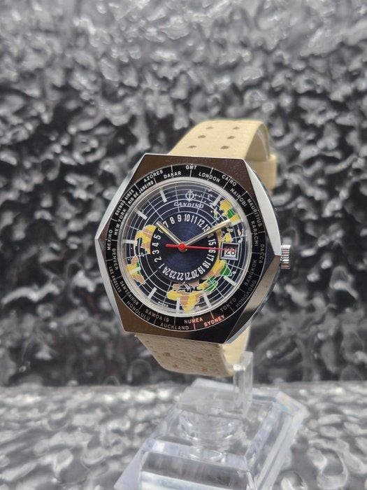 Candino - GMT World Time Globetrotter - Zonder minimumprijs, Bijoux, Sacs & Beauté, Montres | Hommes
