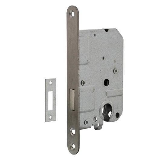 Woningbouw cilinder kastslot geborsteld rvs 55 mm - voor..., Doe-het-zelf en Bouw, Hang- en Sluitwerk, Slot, Nieuw, Ophalen of Verzenden