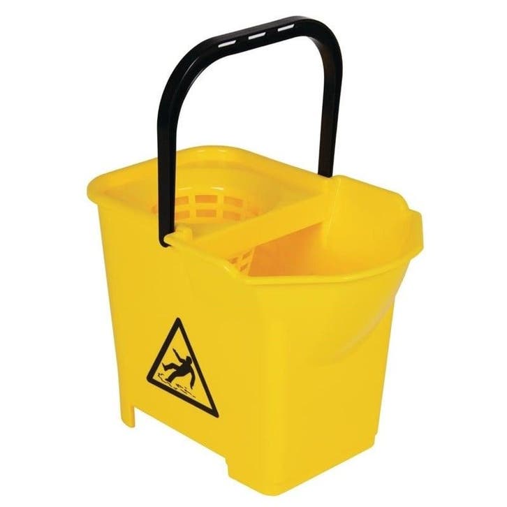 Mop emmer kleurcode geel | Polypropyleen | 14 liter Jantex, Articles professionnels, Horeca | Équipement de cuisine, Envoi