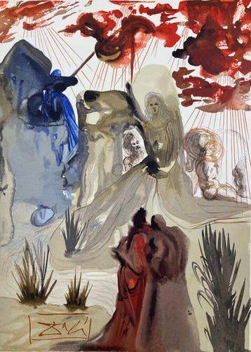 Salvador Dali (1904-1989) - The Divine Forest - La Divine
