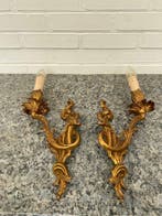 Lampe murale (2) - Bronze doré