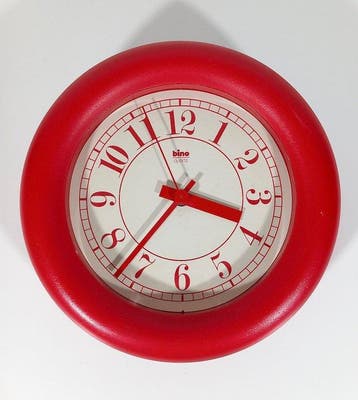 Horloge murale - Bino - Vintage HPVC , Vetro - 1970-1980, Antiquités & Art