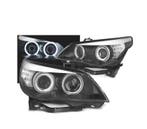 PHARES XÉNON BMW E60 03-04 ANGEL EYES CCFL FOND NOIR, Verzenden