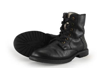 Nelson Veterboots Meisjes in maat 33 Zwart, Verzenden, Schoenen