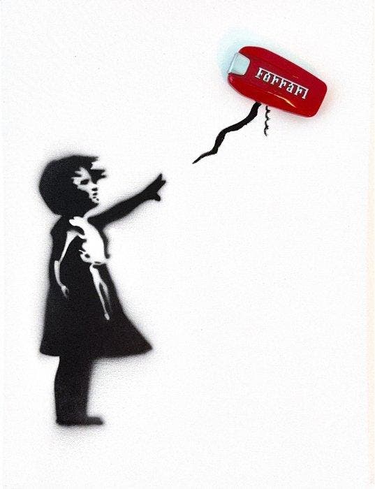 Cartist - Let the Dream Fly, Antiek en Kunst, Kunst | Schilderijen | Modern