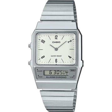 Casio Collection Vintage AQ-800E-7A2EF Horloge - Staal -..., Handtassen en Accessoires, Horloges | Heren, Verzenden, Nieuw