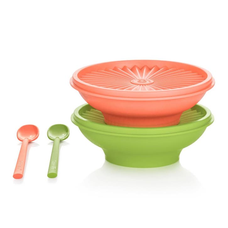 Tupperware Vintage Schaaltjes met Lepels, Huis en Inrichting, Keuken | Tupperware, Nieuw, Verzenden