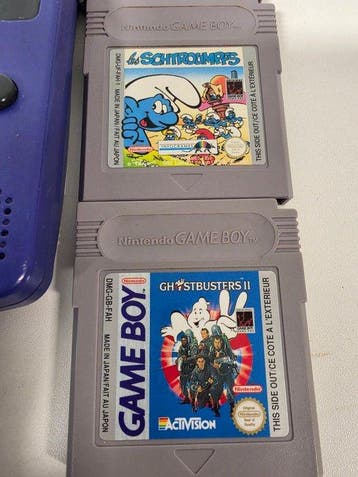 Nintendo - Gameboy Color - Game Boy Color Purple & 6 Game