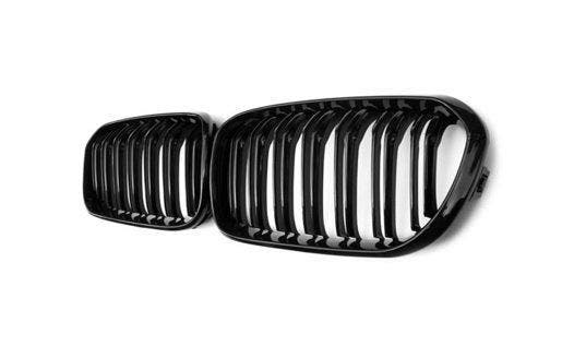 Dubbelspijls Zwart Nieren Grill Set BMW X3 E83 LCI B5027, Auto-onderdelen, Carrosserie, Nieuw, BMW, Voor, Links, Rechts